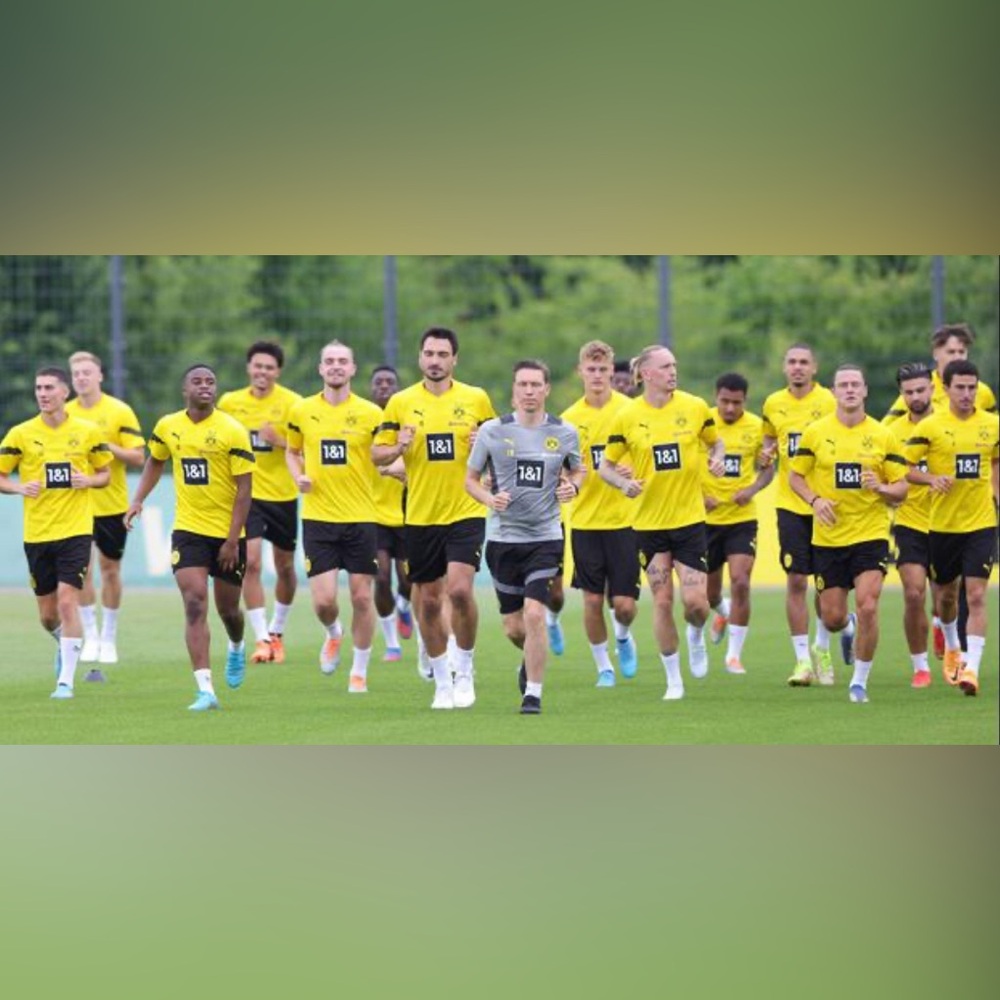 Puma Authentic Borussia Dortmund Training Yellow Soccer Jersey Men’s Sz: XL - Picture 2 of 7